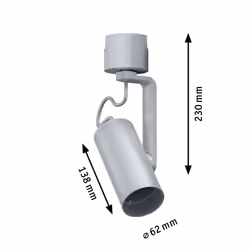 Paulmann Apol II Spot lumineux sur rail Chrome E27