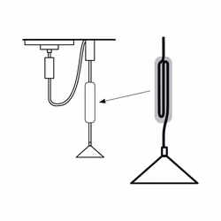 Paulmann URail, acc. système rail,adaptateur de susp. chrome mat