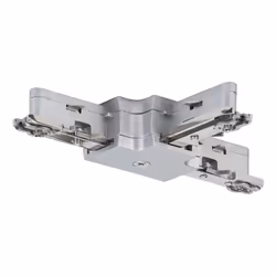 Paulmann URail, acc. système rail, connecteur en T 230V, chrome mate, Chrome, Métal, 1000 W, 230 V, 104 mm, 62 mm