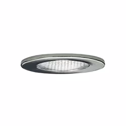 Applique encastrée pour meubles avec vitre avant max 20W G4 12V 66mm chrome métal avec connecteur. Puissance maximale de l'am ...