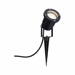 Paulmann 988.96, Éclairage au sol extérieur, Noir, Aluminium, IP65, Jardin, Fixation au plancher