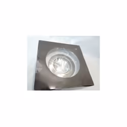Spot encastré Ø 79mm acier brossé fixe avec lampe halogène 50W GU5.3 et transfo 12V 60VA kit complet Premium PAULMANN 98933 L ...