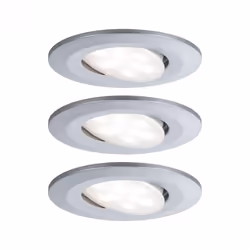 Paulmann 999.29, Rond, Plafond, Chrome, Plastique, IP65, II