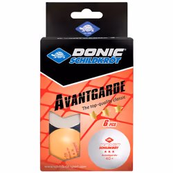 Donic Schildkröt 608533, Balle de tennis de table, Pratique régulière et compétition, Orange, Blanc, Adulte, unisexe, Plastiq ...