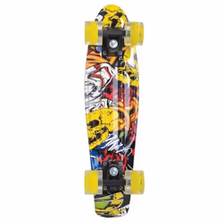 Schildkröt Funsports Free Spirit, Penny board (skateboard), Multicolore, Polypropylène (PP), Image, 100 kg, Garçon/Fille
