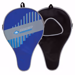 Donic Schildkröt 818508, Etui pour raquettes de tennis de table, Noir, Bleu, Nylon, 1 pochettes