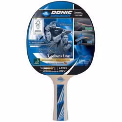 Donic Schildkröt Legends 700, Raquette de tennis de table, Bleu, Bois, Bois, Bois, 1 pièce(s)