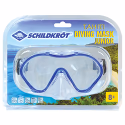 Schildkröt Funsports 940042 masque de plongée Verre trempé Bleu, Transparent Enfant