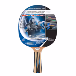 Donic Schildkröt Top Team 700, Raquette de tennis de table, Noir, Bleu, Bois, Bois, Caoutchouc, Bois, 1 pièce(s)