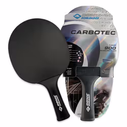 Donic Schildkröt CarboTec 900, Raquette de tennis de table, École, salle de jeu et centre de loisirs, Noir, Unisexe, Charbon, ...
