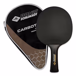 Donic Schildkröt CarboTec 7000, Raquette de tennis de table, École, salle de jeu et centre de loisirs, Noir, Unisexe, Charbon ...