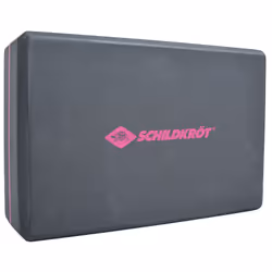 Schildkröt Fitness Yoga Block, Noir, Mousse d'éthylène-Acétate de vinyle (EVA), 225 mm, 150 mm, 75 mm, 150 g