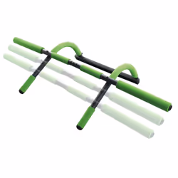 Schildkröt Fitness 960148 barre de traction avec extenseurs 100 kg Vert, Gris Porte