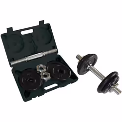 Set dHaltères - SCHILDKROT - 10 Kg - Noir - Adulte - Ensemble pour entraînement complet du corps