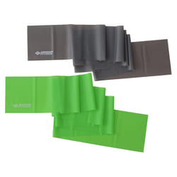 Schildkröt Fitness 960220 bande d'exercice Light resistance - Medium resistance Élastomère thermoplastique (TPE) Vert, Gris