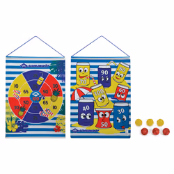 Schildkröt Roll-Up, Kit d'accessoires de fléchettes, Multicolore, Rectangle, Adultes et enfants, unisexe, 510 mm