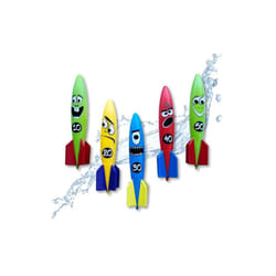 Rocket divers set, 5 fusées sous-marines, jouet de plongée pour enfants à partir de 5 ans, idéal pour piscine ou baig - Schildkröt