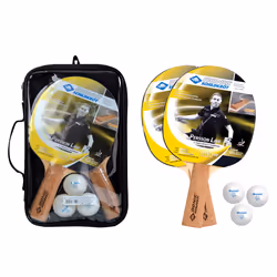 Donic Schildkröt 788490, Raquette de tennis de table, Noir, Bois, Bois, 2 pièce(s)