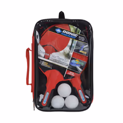 Donic Schildkröt 788662, Kit de tennis de table, École, salle de jeu et centre de loisirs, Noir, Rouge, Adultes et enfants, u ...