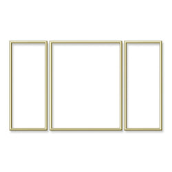Schipper 605140707 Cadre de mur Rectangle Or