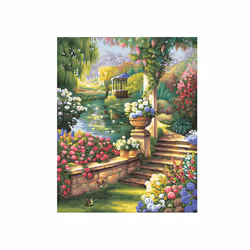 Schipper Jardin paradisiaque, Peintures inclus, Garçon/Fille, Couleur par kit de peinture par numéros