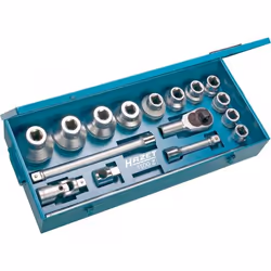 HAZET 1100Z, Ensemble de douilles, 1", Métrique, 17 tête(s), 759 mm, 305 mm