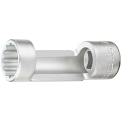 Douille pour amortisseur 2593-21 ∙ Carré creux 1/2 pouce (12,5 mm) ∙ Profil à 12 pans extérieurs ∙ Taille 21 mm