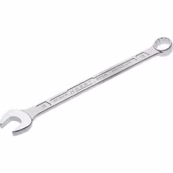 Acier spécial forgé chromé tête polie avec des ouvertures de clé identiques Anneau et mâchoire coudés à 15 DIN 3113 / ISO 231 ...