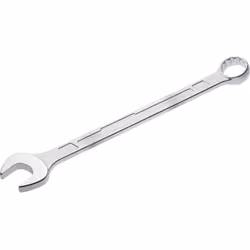Acier spécial forgé chromé tête polie avec des ouvertures de clé identiques Anneau et mâchoire coudés à 15 DIN 3113 / ISO 231 ...