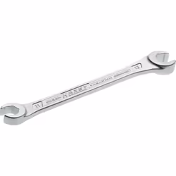 Pour les raccords filetés de tuyauterie, écrous-raccords et vis-raccords Têtes inclinées à 15° Ouverture de fourche 15° fendu ...