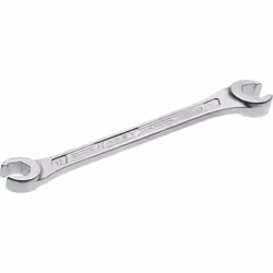 Pour les raccords filetés de tuyauterie, écrous-raccords et vis-raccords Têtes inclinées à 15° Ouverture de fourche 15° fendu ...