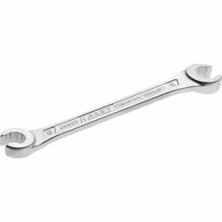 Pour les raccords filetés de tuyauterie, écrous-raccords et vis-raccords Têtes inclinées à 15° Ouverture de fourche 15° fendu ...