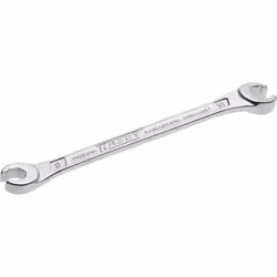 Pour les raccords filetés de tuyauterie, écrous-raccords et vis-raccords Têtes inclinées à 15° Ouverture de fourche 15° fendu ...