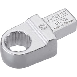 Hazet - Attache mâle polygonale 6630C-12 ∙ Carré femelle 9 x 12 mm massif ∙ Profil Traction à 12 pans extérieurs ∙ Taille 12 mm