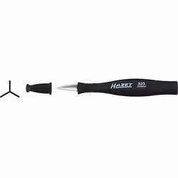 Grattoir triangulaire HAZET 823 - Longueur totale 148 mm