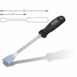 Grattoir plat HAZET 824 pour éliminer les résidus des joints - Outil de garage en acier galvanisé