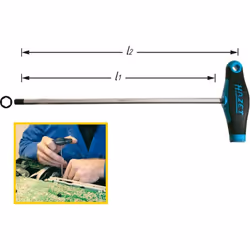 enquête Hazet 828-4 Contenu: 1 pc(s) traits Pour vis à 6 pans creux · Avec manche ergonomique bi-matière · Chrome-vanadium ·  ...
