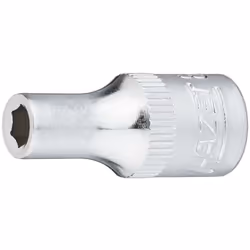 Avec moletage Surface : chromée, polie DIN 3124, ISO 2725-1 Made In Germany Entraînement : Carré creux 1/4 pouce (6,3 mm) Sor ...