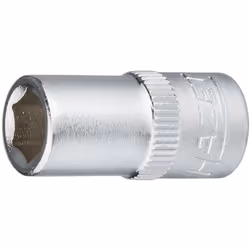 Avec moletage Surface : chromée, polie DIN 3124, ISO 2725-1 Made In Germany Entraînement : Carré creux 1/4 pouce (6,3 mm) Sor ...