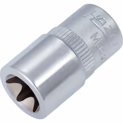 Avec moletage Surface : chromée, polie Made In Germany Entraînement : Carré creux 1/4 pouce (6,3 mm) Sortie : Profil TORX® ex ...