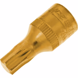 Avec moletage Surface : revêtement TIN Made In Germany Entraînement : Carré creux 1/4 pouce (6,3 mm) Sortie : Profil TORX® in ...