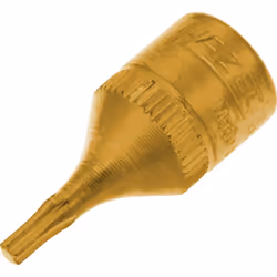 Avec moletage Surface : revêtement TIN Made In Germany Entraînement : Carré creux 1/4 pouce (6,3 mm) Sortie : Profil TORX® in ...