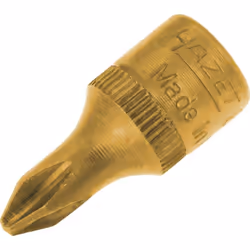 Avec moletage Surface : revêtement TIN Pointe selon ISO 8764-1 Made In Germany Entraînement : Carré creux 1/4 pouce (6,3 mm)  ...