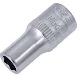 Dimensions américaines Avec moletage Surface : chromée, polie Made In Germany Entraînement : Carré creux 1/4 pouce (6,3 mm) S ...