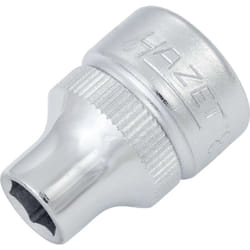 Hazet - Douille 880A-1/4 ∙ Carré creux 3/8 pouce (10 mm) ∙ Profil Traction à 6 pans extérieurs ∙ Taille 1/4″