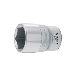 Hazet - Douille 900-22 ∙ Carré creux 1/2 pouce (12,5 mm) ∙ Profil Traction à 6 pans extérieurs ∙ Taille 22 mm