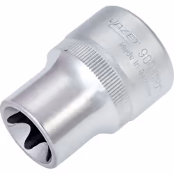 Avec moletage Surface : chromée, polie Made In Germany Entraînement : Carré creux 1/2 pouce (12,5 mm) Sortie : Profil TORX® e ...