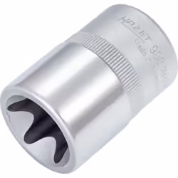 Avec moletage Surface : chromée, polie Made In Germany Entraînement : Carré creux 1/2 pouce (12,5 mm) Sortie : Profil TORX® e ...