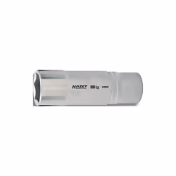 moleté pour une bonne prise en mainCaractéristiques Surface : chromée, polie(Hazet Douille 900LG 1/2" 6 pans SW 17 mm L 85 mm ...