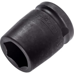 Hazet - Douille à chocs 900S-18 ∙ Carré creux 1/2 pouce (12,5 mm) ∙ Profil Traction à 6 pans extérieurs ∙ Taille 18 mm